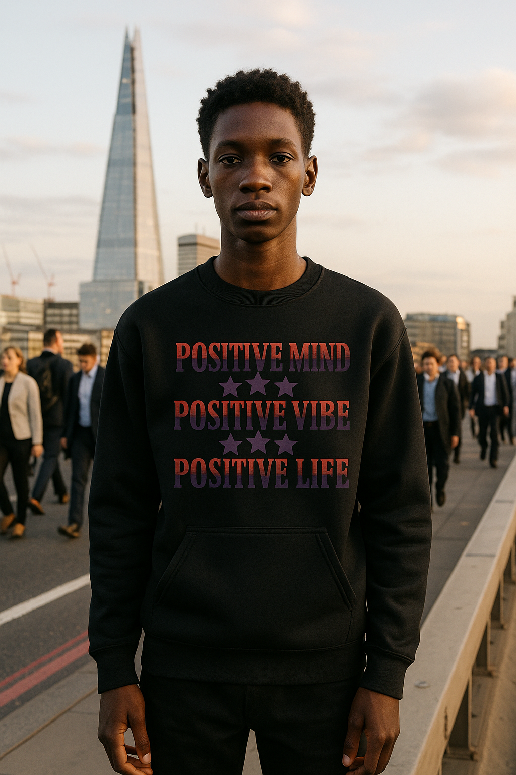 Positive Mind • Positive Vibe • Positive Life — Heavy-Blend Sweatshirt | LEE’S VAULT