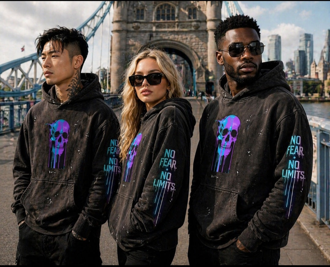 Heavyweight Oversized Washed Hoodie – Unisex Streetwear Pullover | LEE'S VAULT