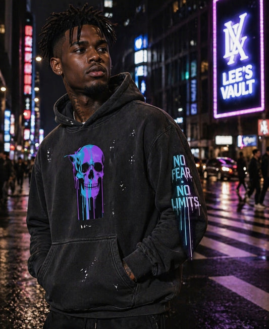LEE'S VAULT Vault Vintage Wash Heavyweight Hoodie — 240GSM premium fabric