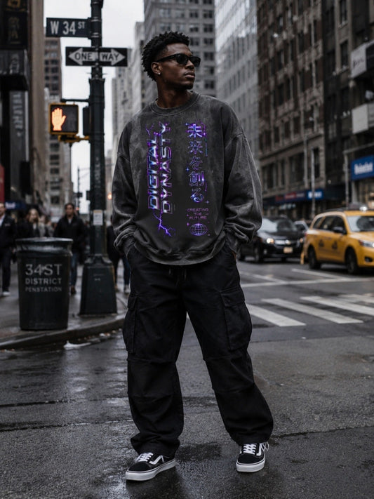 Summer 2026 streetwear trends — Sunfade Drop-Shoulder Sweatshirt by LEE'S VAULT