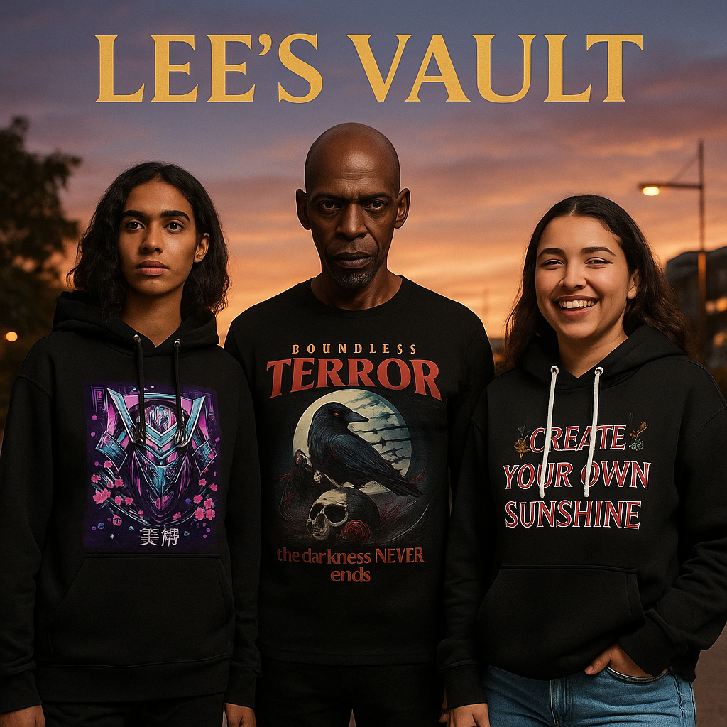 Lee’s Vault Premium Apparel – Hoodies, Sweatshirts & Graphic T-Shirts