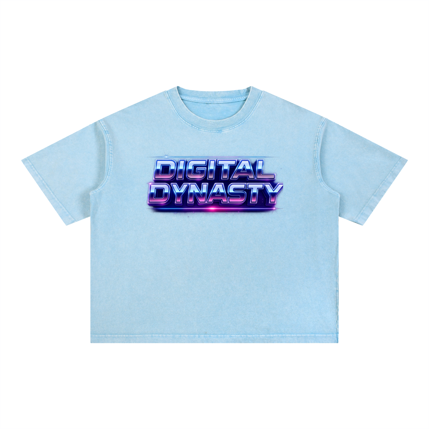 Mineral Wash Boxy Cotton T-Shirt