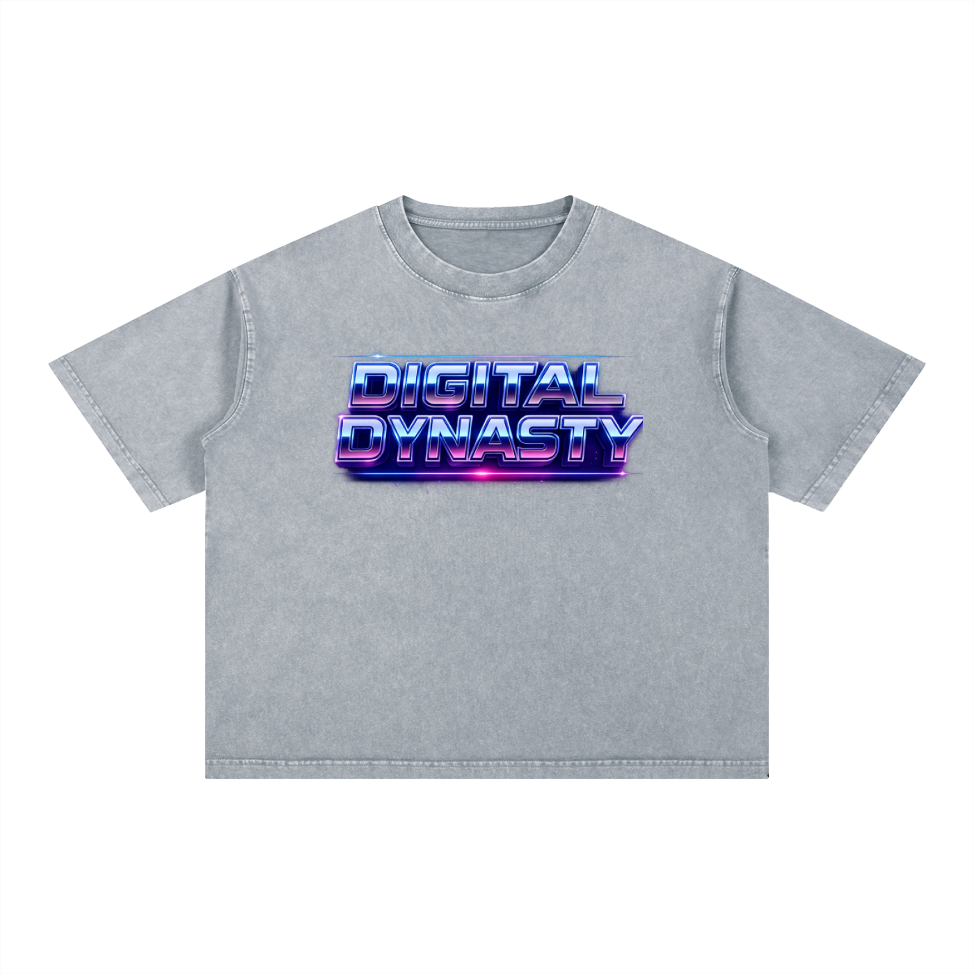 Mineral Wash Boxy Cotton T-Shirt