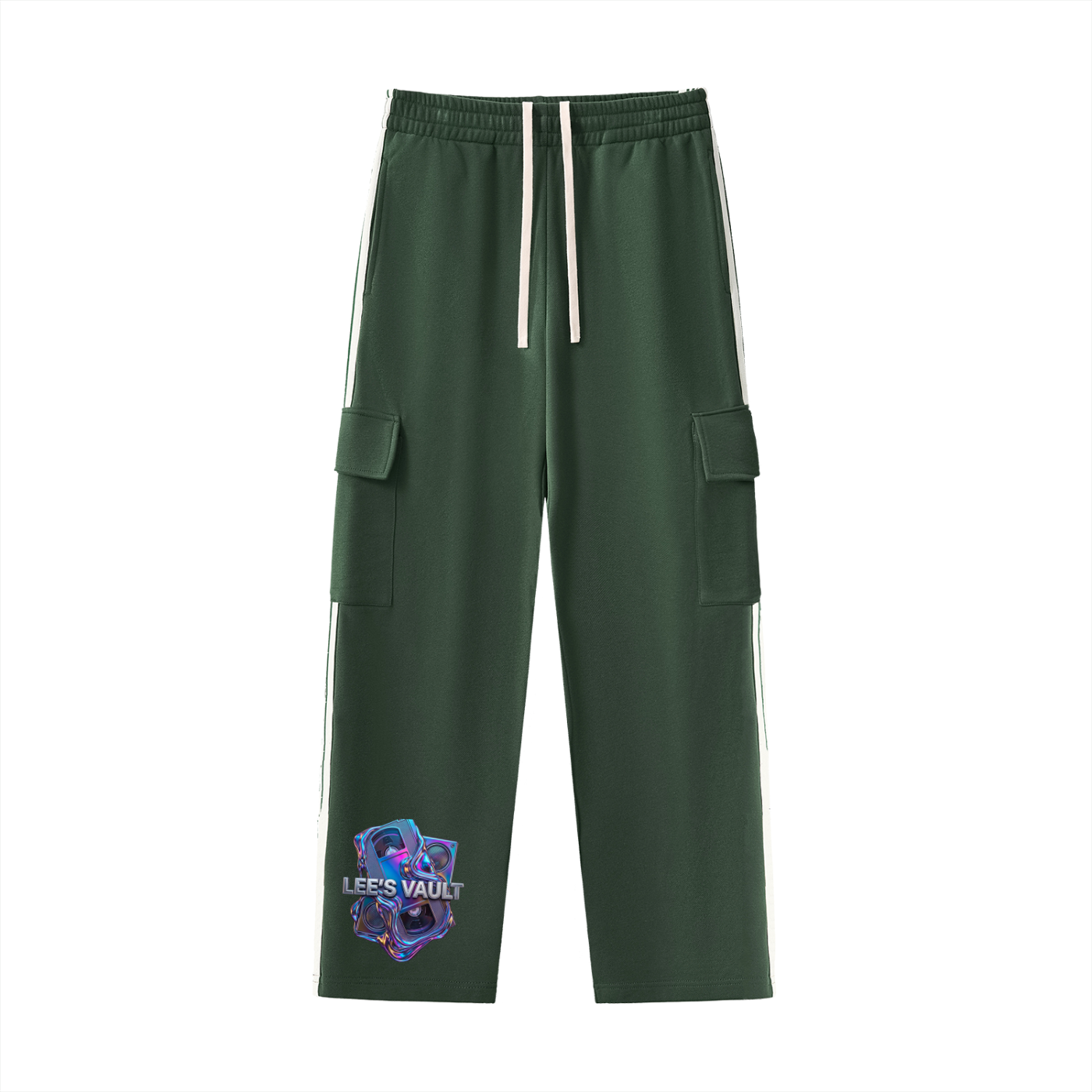 Side Stripe Straight-Leg Pants