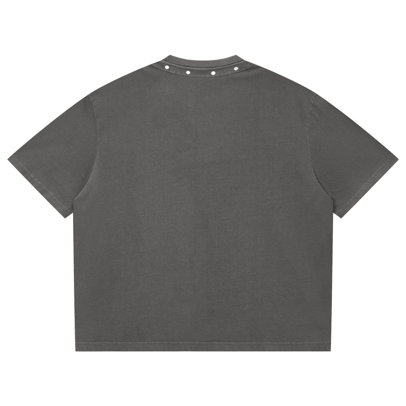 Studded Washed Boxy Tee | 285 GSM Cotton Vintage Streetwear T-Shirt