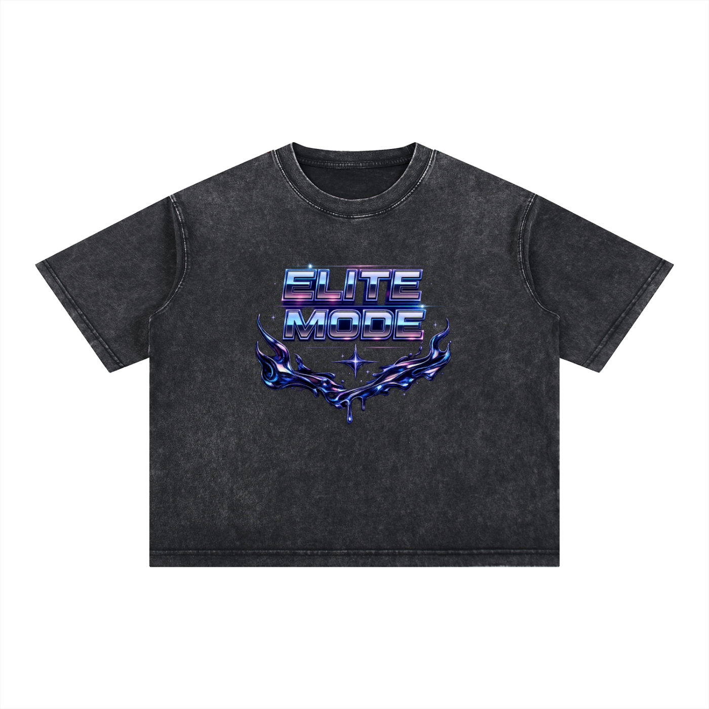 Mineral Wash Boxy Cotton T-Shirt