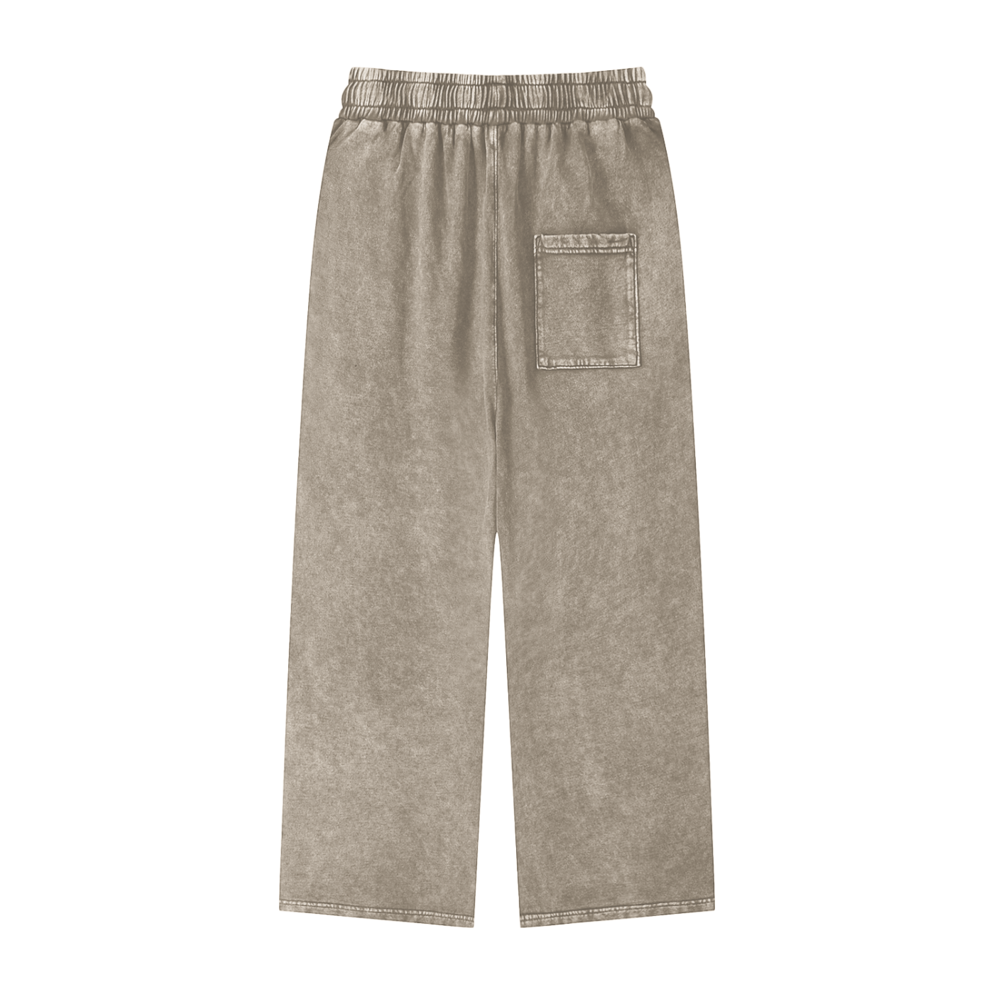 Snow washed straight leg pants worn lifestyle photo