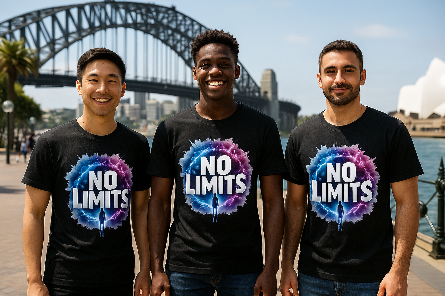 NO LIMIT Oversized Heavyweight Streetwear T-Shirt • Shaka Wear 7.5oz Tee • Hip Hop Graphic Tee • Men’s Urban Fashion • USA Cotton