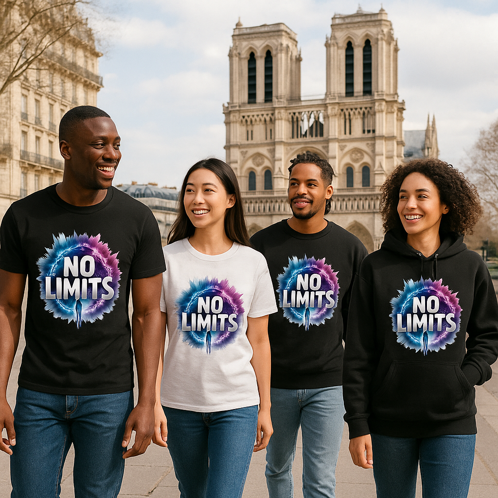 NO LIMIT Oversized Heavyweight Streetwear T-Shirt • Shaka Wear 7.5oz Tee • Hip Hop Graphic Tee • Men’s Urban Fashion • USA Cotton