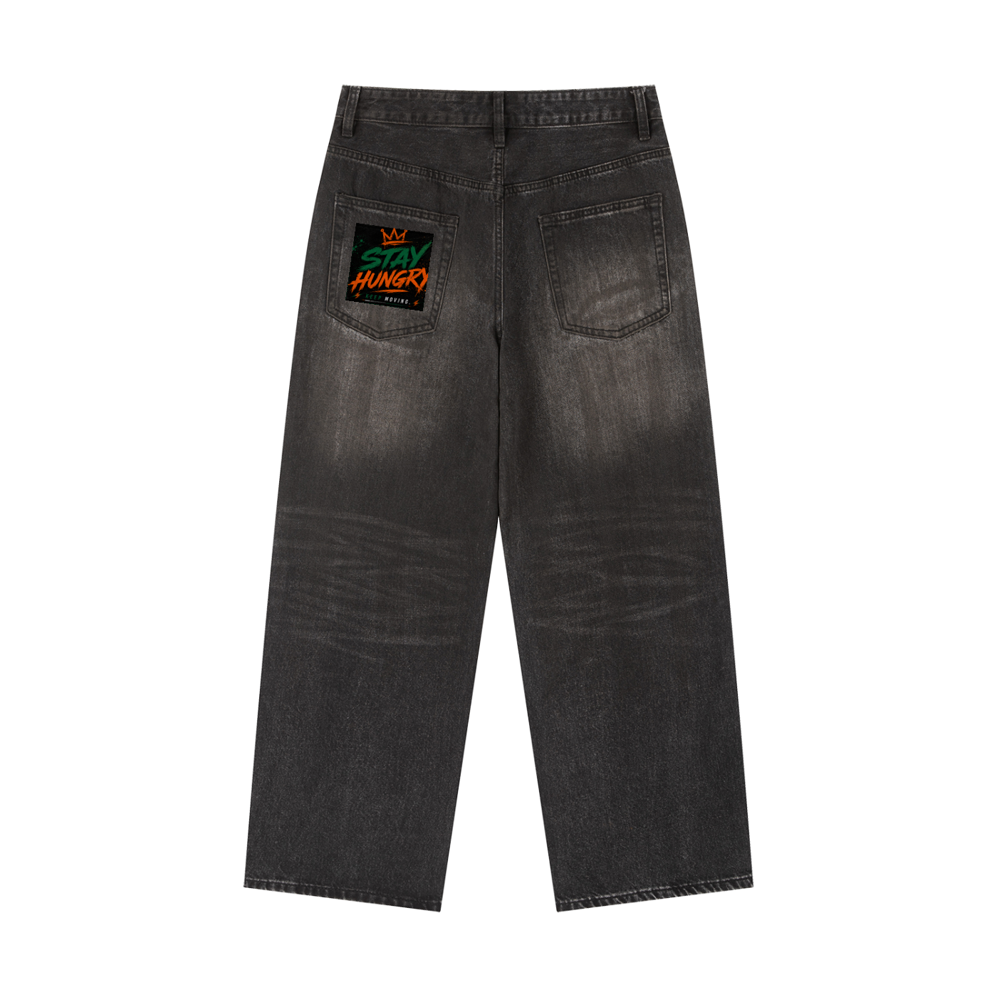 Vintage Wash Heavyweight Denim Jeans