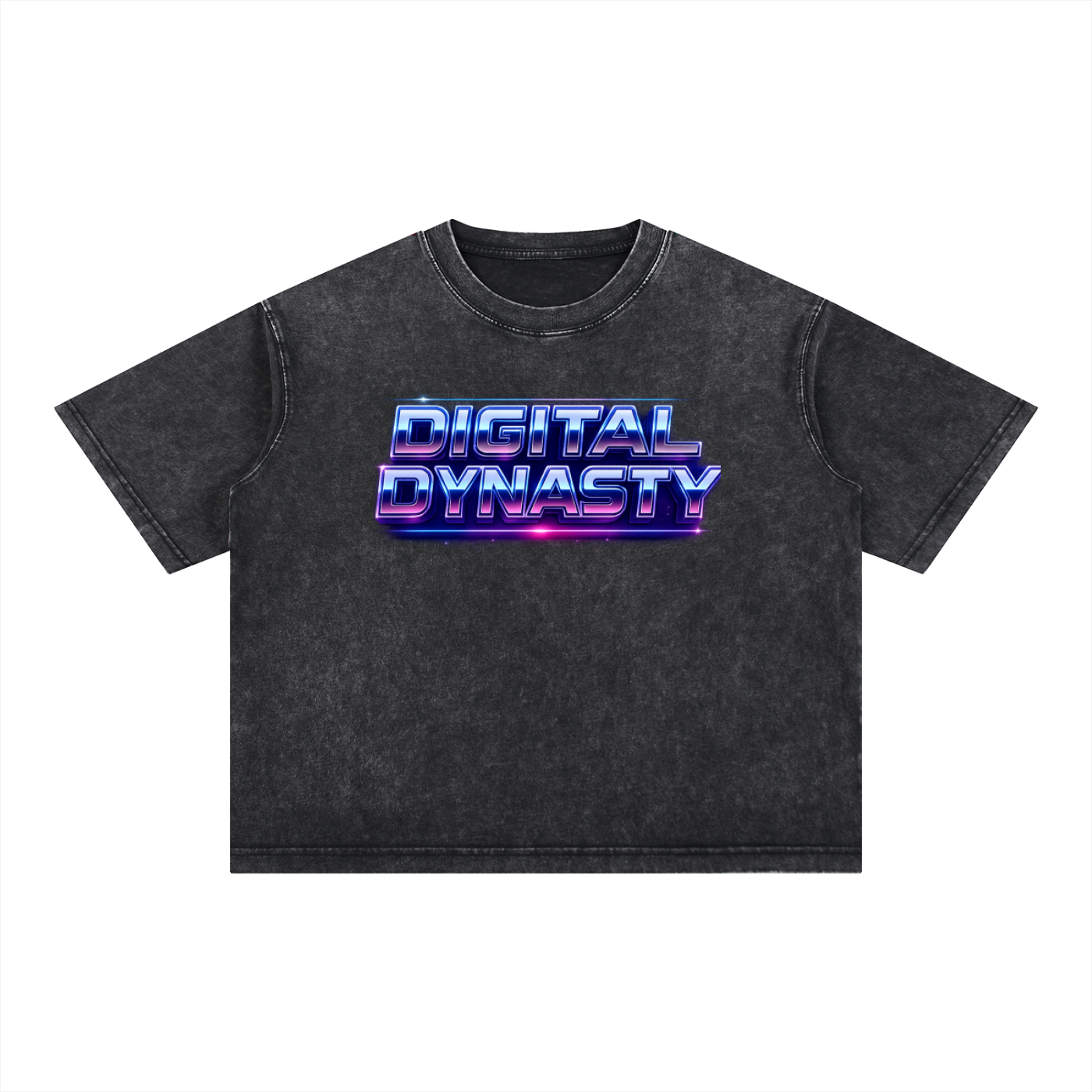 Mineral Wash Boxy Cotton T-Shirt