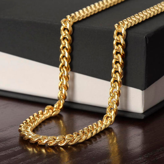 The Vault Cuban Link Chain | 5MM | Polished Stainless Steel & 18K Gold | Men's Streetwear Necklace