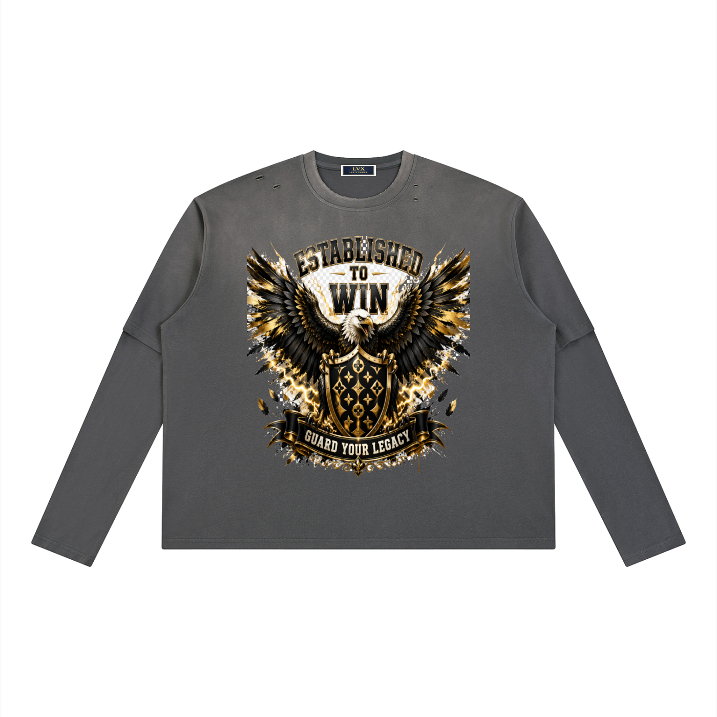 Unisex Vintage Wash Layered T-Shirt