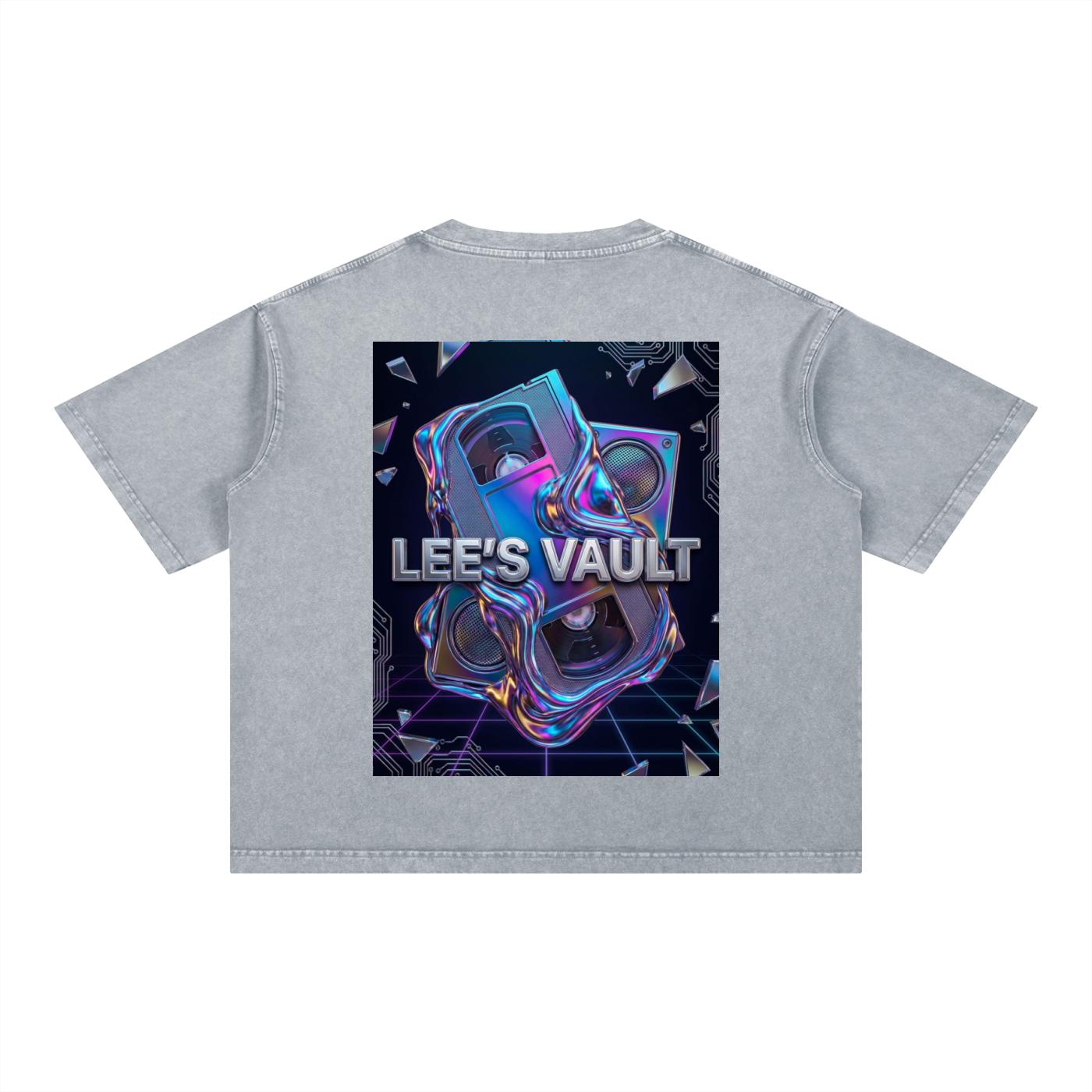 Mineral Wash Boxy Cotton T-Shirt