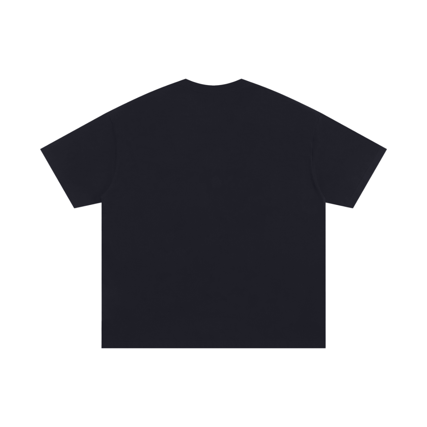 Close-up of cosmic astronaut and infinity symbol graphic on oversized tee