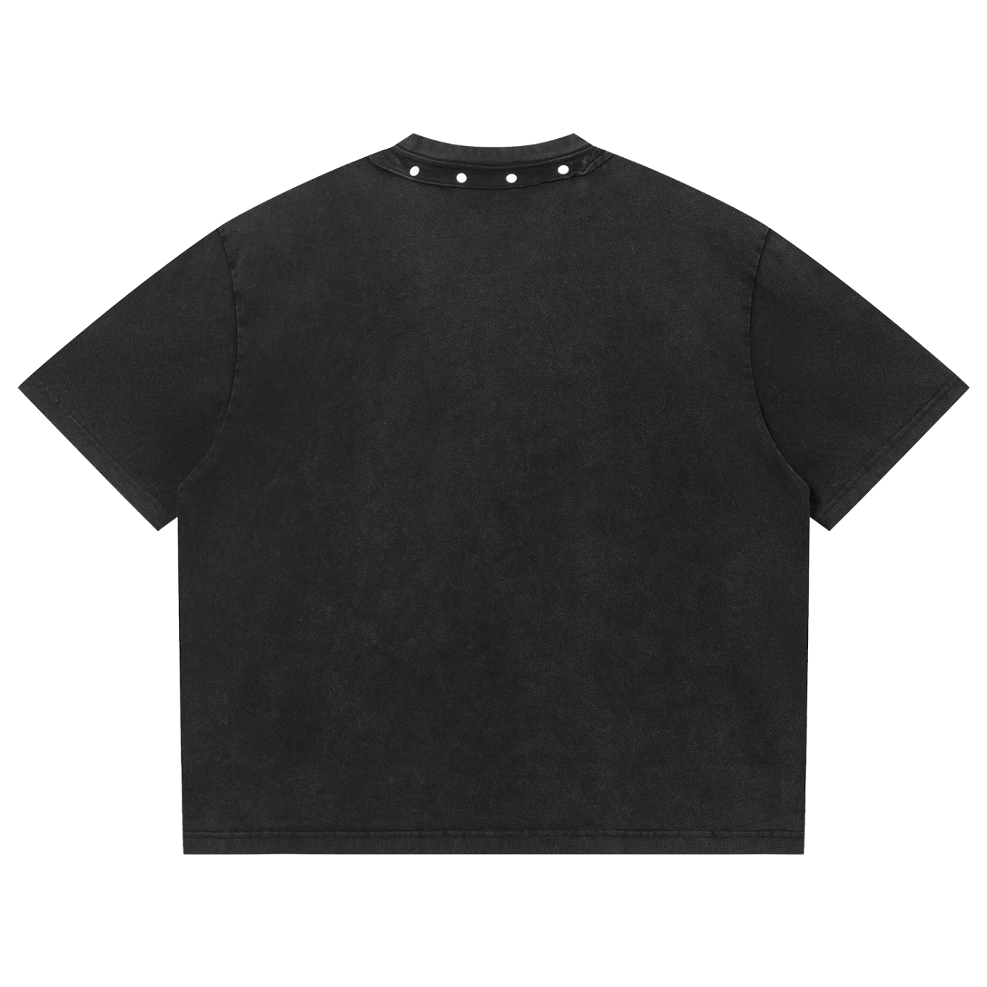 Studded Washed Boxy Tee | 285 GSM Cotton Vintage Streetwear T-Shirt
