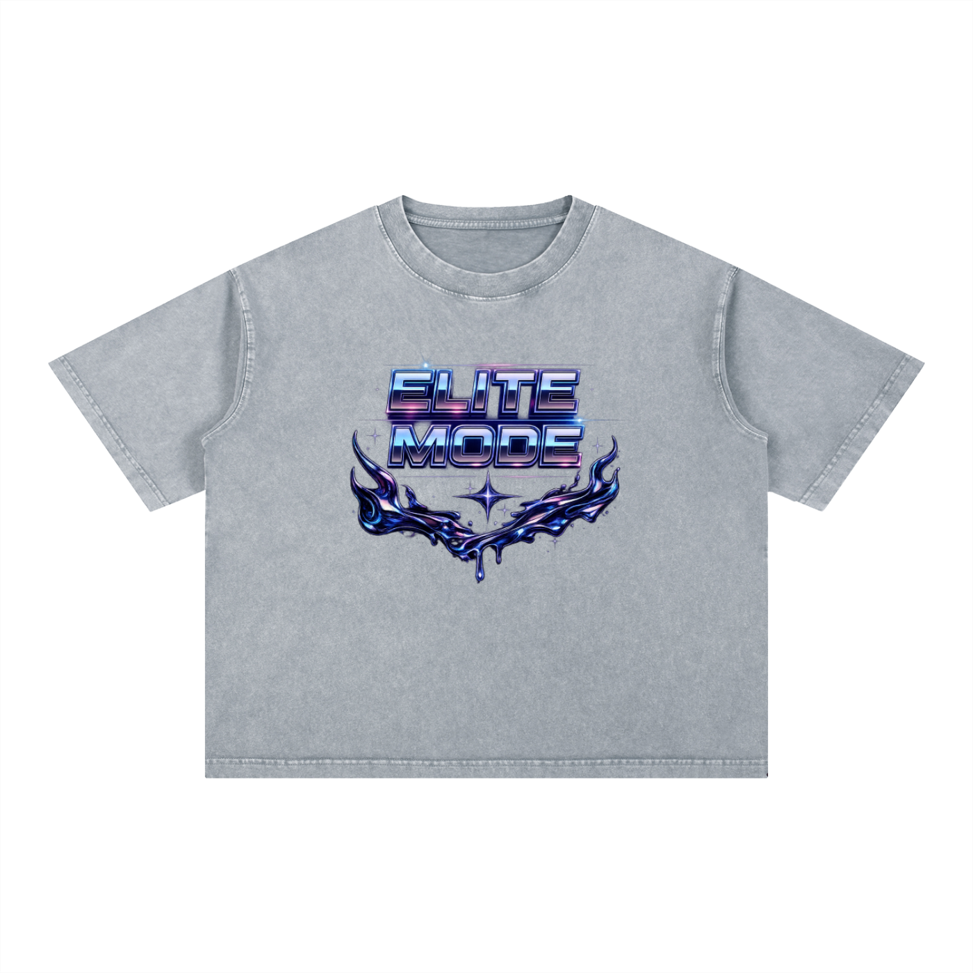 Mineral Wash Boxy Cotton T-Shirt