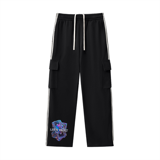 Side Stripe Straight-Leg Pants