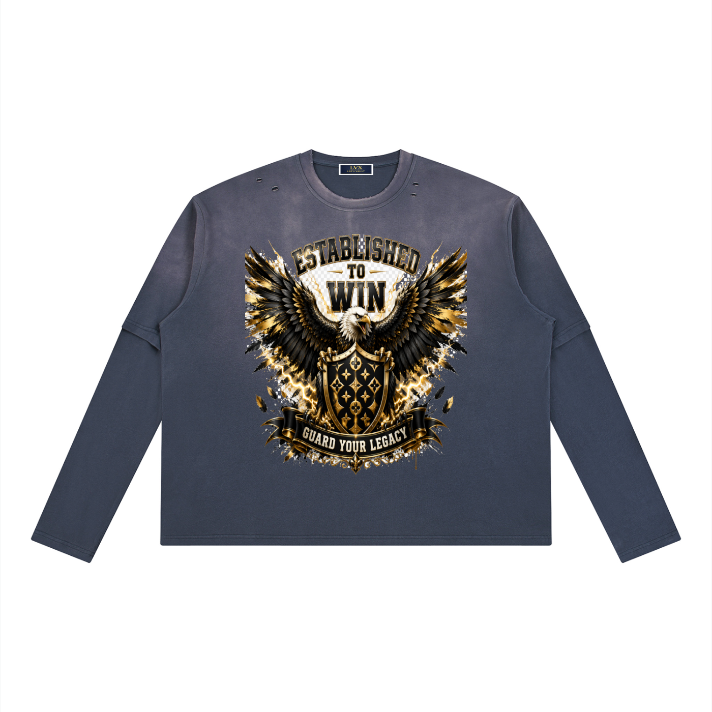 Unisex Vintage Wash Layered T-Shirt