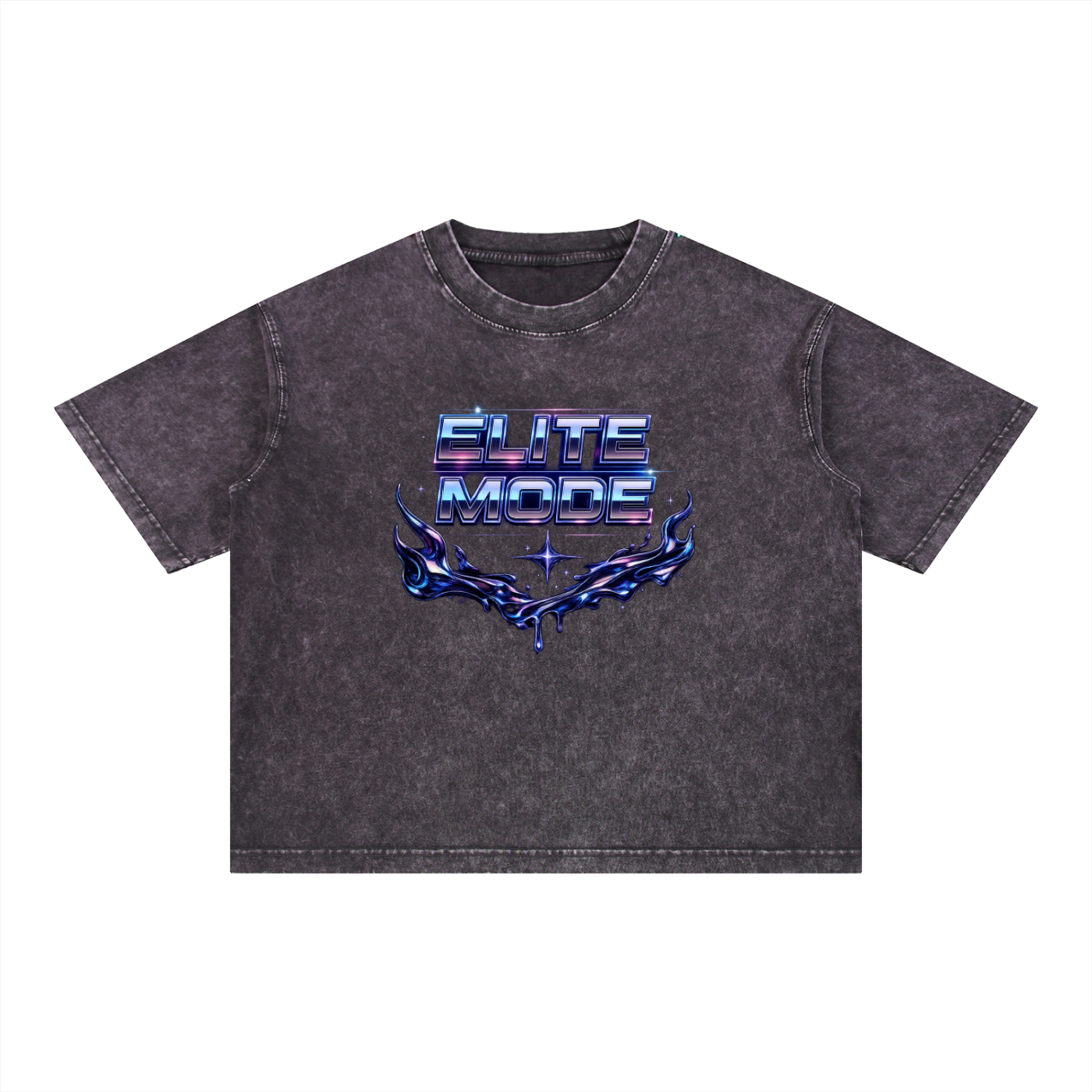 Mineral Wash Boxy Cotton T-Shirt