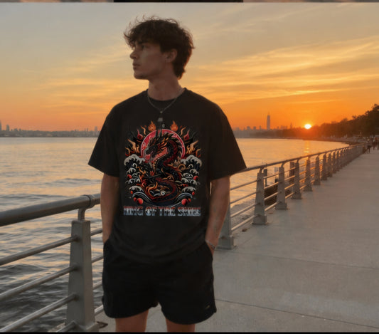 Quick Dry Performance Boxy Tee - Worn Lifestyle Look - LEE'S VAULT quick dry tee