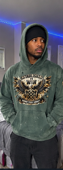Vintage Washed Frayed Fleece Hoodie | Distressed Streetwear Pullover | Vault Essential Unisex