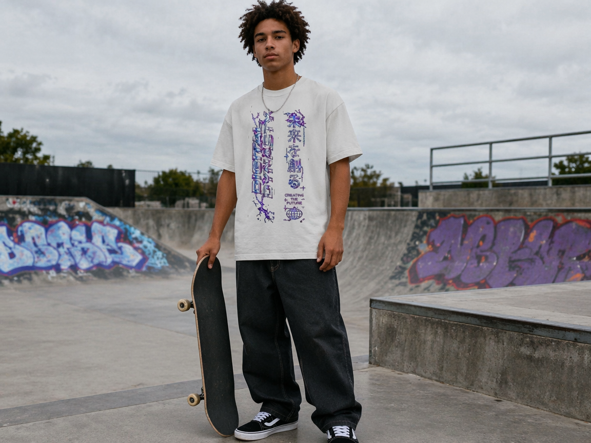 Sunfade Edge Gradient Heavyweight Tee — Street Fit